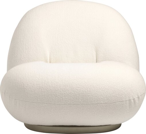 Gubi Poltrona lounge Pacha | Arpa completamente rivestita e base in oro perlato Gubi Poltrona lounge Pacha | Arpa completamente rivestita e base in oro perlato