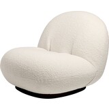 Gubi Sillón Pacha | Karakorum completamente tapizado y base negra semimate, giratorio de retorno Gubi Sillón Pacha | Karakorum completamente tapizado y base negra semimate, giratorio de retorno