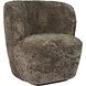 Gubi Stay Lounge Chair | Vollständig gepolstertes Schaffell und schwarze Basis, klein Gubi Stay Lounge Chair | Vollständig gepolstertes Schaffell und schwarze Basis, klein