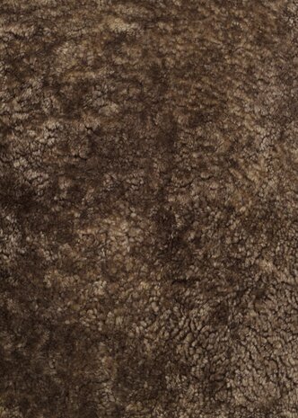 Gubi Sillón Stay | Piel de oveja completamente tapizada y base negra, pequeña Gubi Sillón Stay | Piel de oveja completamente tapizada y base negra, pequeña