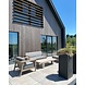 GOMMAIRE Outdoor | Organic Living Divano monoposto Copenhagen | Teak grigio naturale