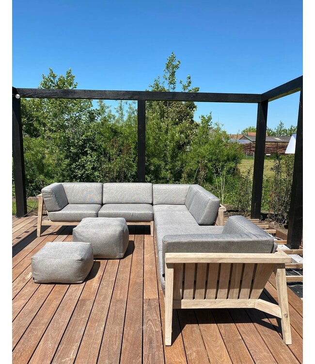 GOMMAIRE Outdoor Meubels | Organic Living Centre de Copenhague | Teck Gris Naturel