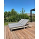 GOMMAIRE Outdoor | Organic Living Letto Sunny Bed Copenhagen | Teak Grigio Naturale