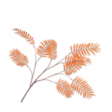 SILK-KA Branche de palmier Orange | 122cm SILK-KA Branche de palmier Orange | 122cm