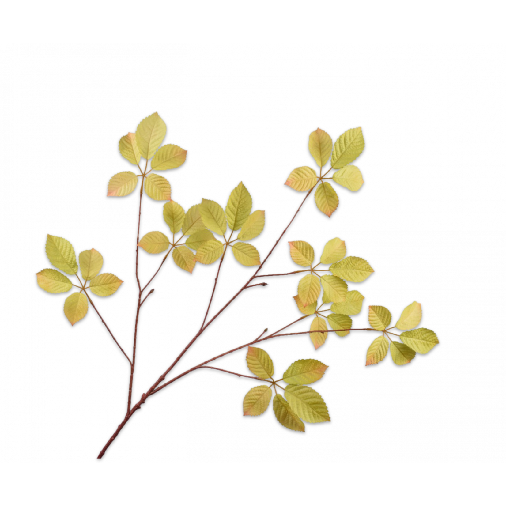 Silk-ka Leaf Branch Green / Brown | 103 cm