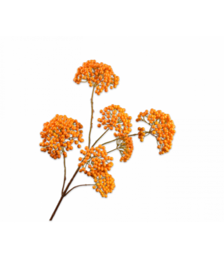 SILK-KA Branche de baie Orange | 101cm