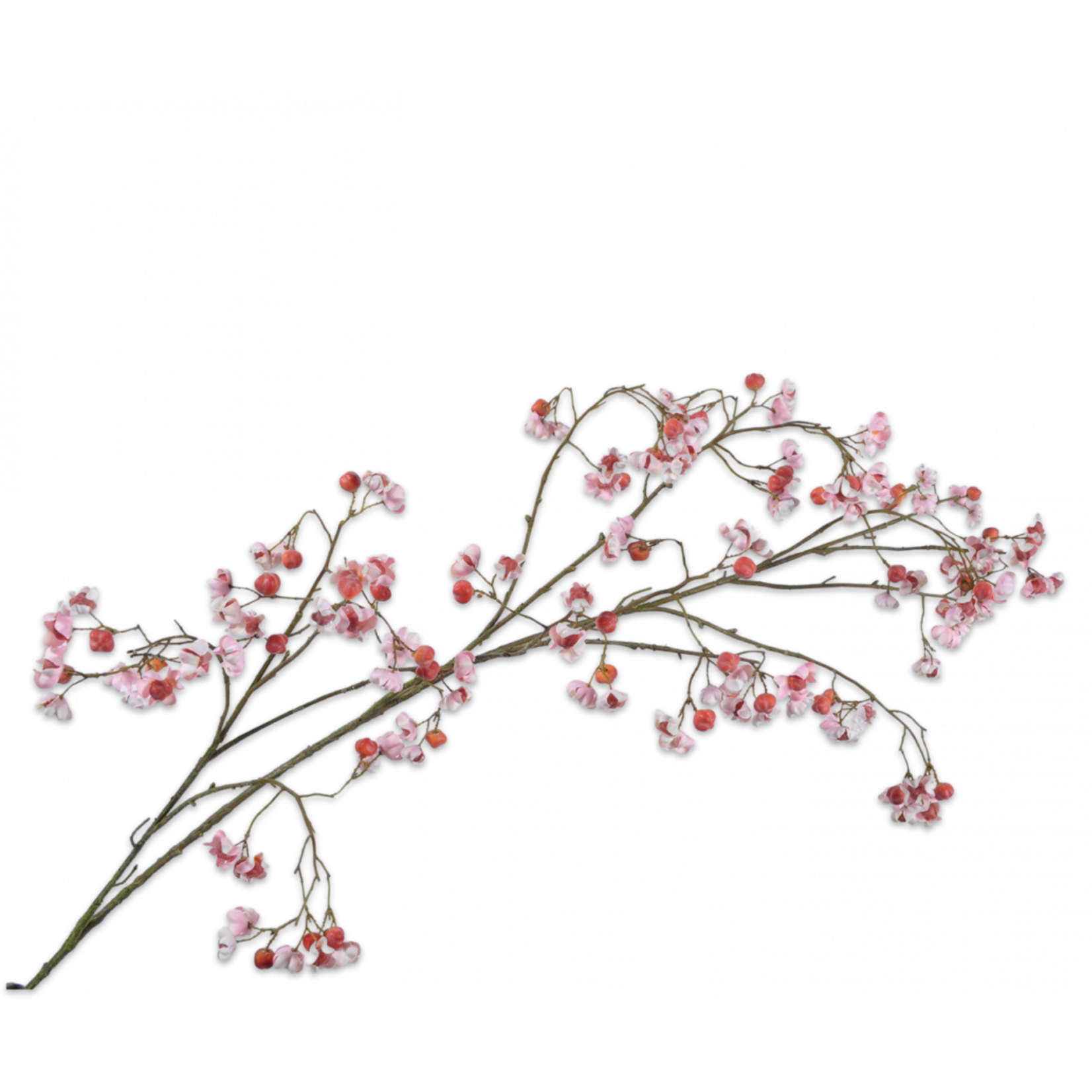 Silk-ka Branche de baie rose | 134 centimètres