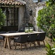 Gommaire Poltrona Jacky | Teak grigio naturale / PE vimini antracite Gommaire Poltrona Jacky | Teak grigio naturale / PE vimini antracite