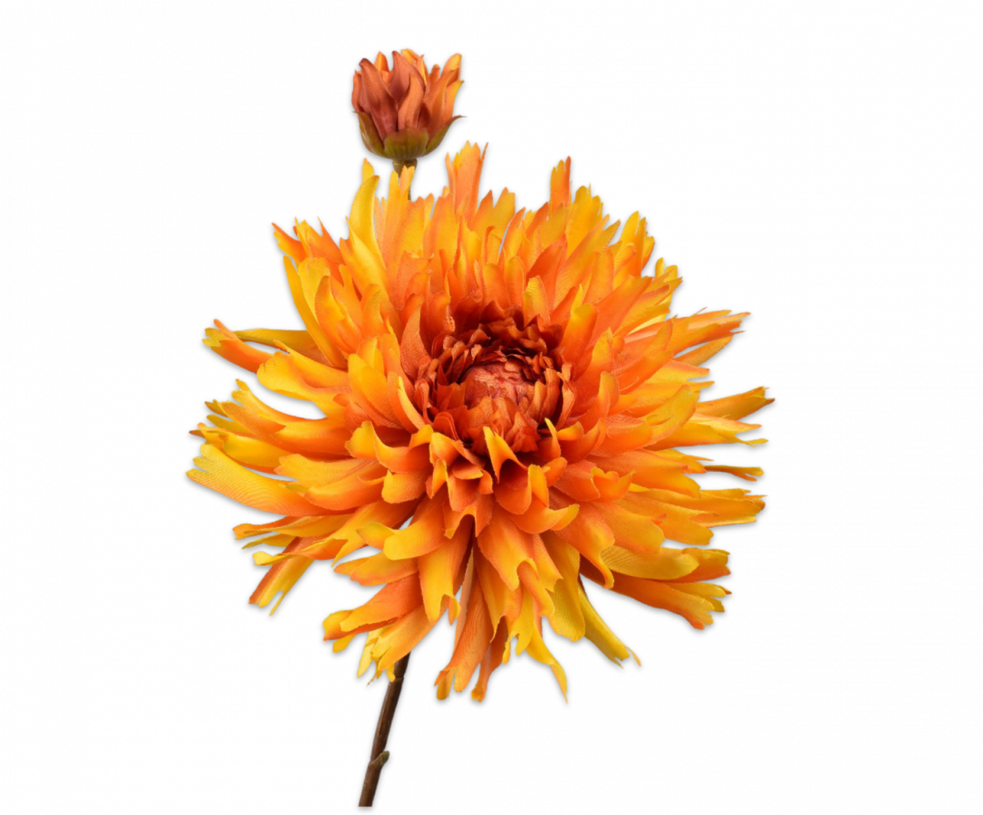 Branche de chrysanthème jaune | 78cm - NU PUUR & GROEN
