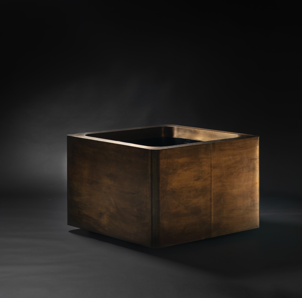 Royal Botania Cuprum cube planter 140x140 cm Royal Botania Cuprum cube planter 140x140 cm