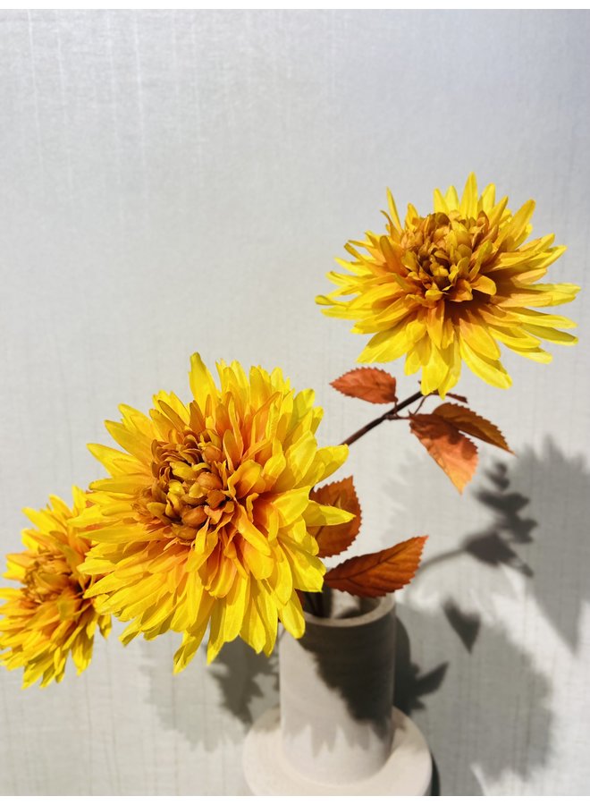 Chrysanthemenzweig gelb | 74cm