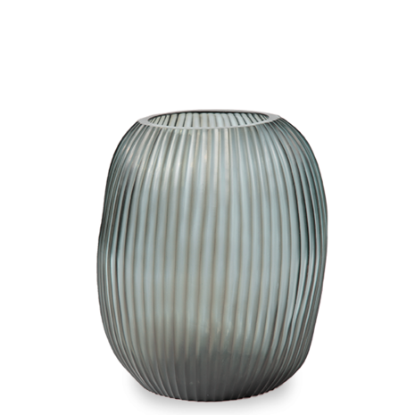 Guaxs Vase Nagaa L | Indigo / Gris fumée
