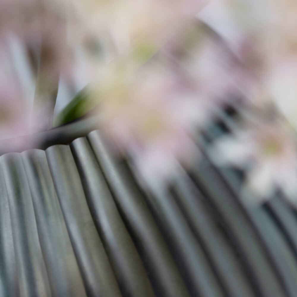Guaxs Vase Nagaa M | Indigo / Gris fumée