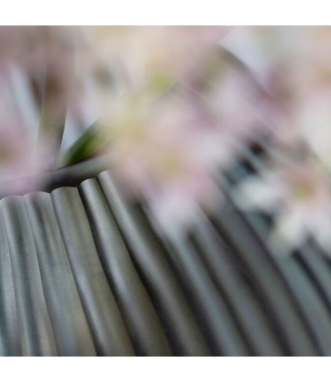 Guaxs Vase Nagaa M | Indigo / Gris fumée