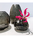 Guaxs Vase Otavalo Small | Indigo / Smoke gray