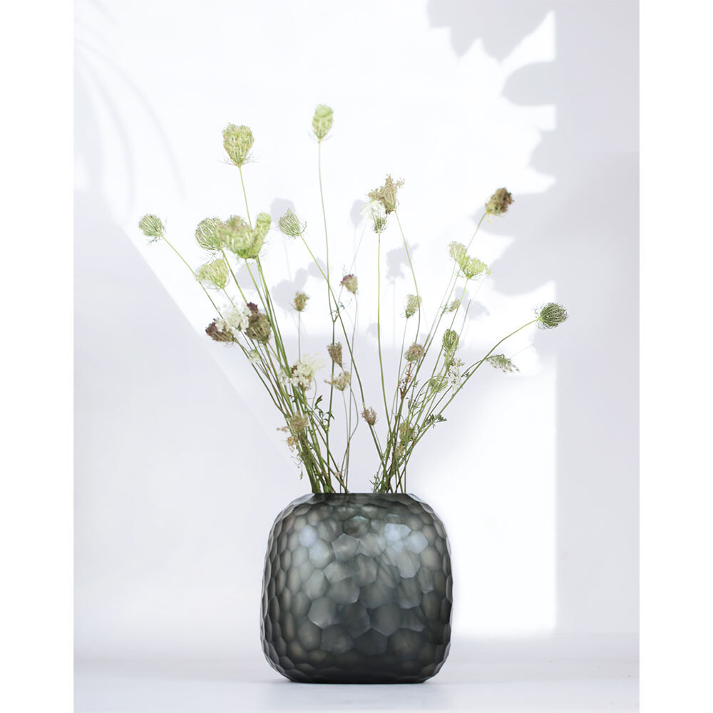 Guaxs Vase Somba M | Indigo / Gris fumé Guaxs Vase Somba M | Indigo / Gris fumé