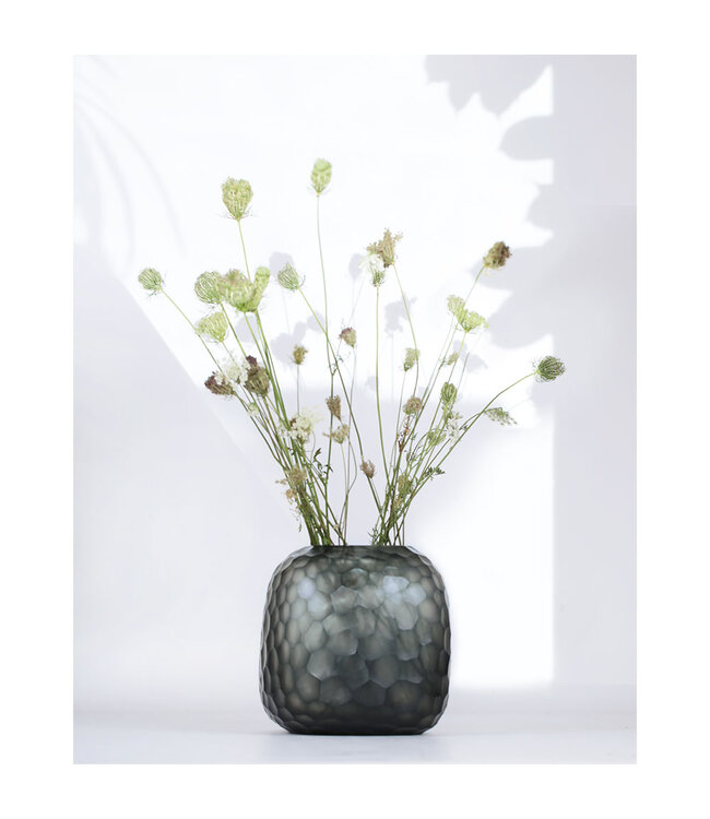 Guaxs Vase Somba M | Indigo / Gris fumé