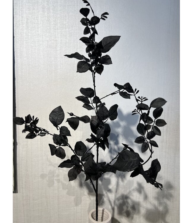 SILK-KA Leaf Branch Black | 127 cm