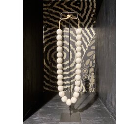 Ketting Glazuur Wit Craquelé Ketting Glazuur Wit Craquelé