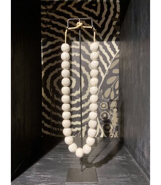 Collana Smalto Bianco Crackle