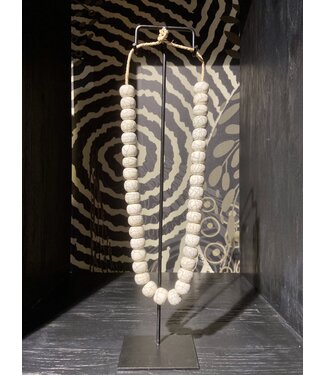 Necklace Glaze White Crackle