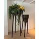 POLDR Design Vaso per gambe L | Bronzo grezzo POLDR Design Vaso per gambe L | Bronzo grezzo