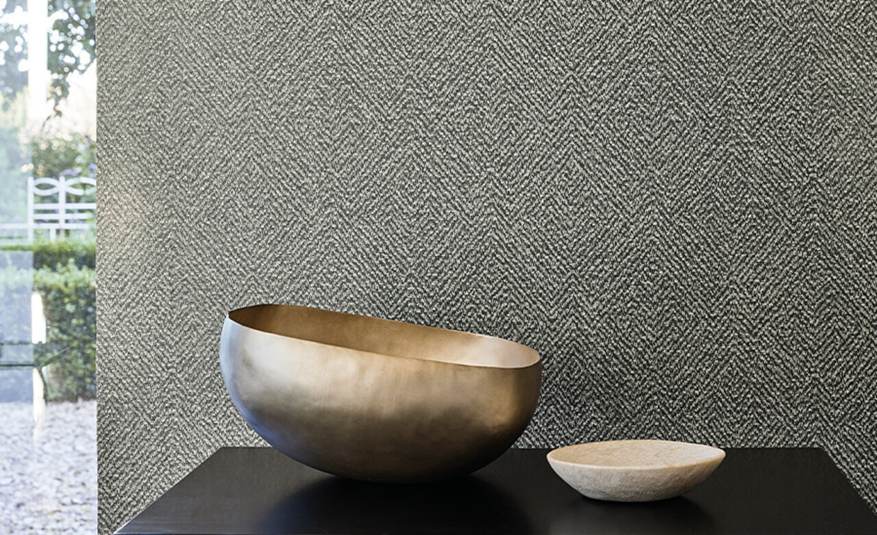 Romo Picota Wallcoverings | Kali Gray Mist