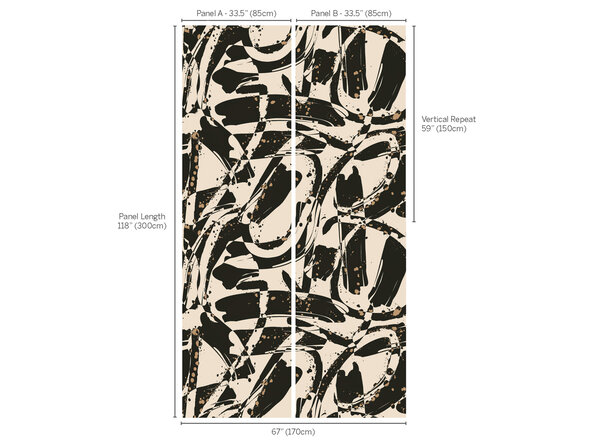 Kirkby Design Wandbeläge Band 1 | Vandalen-Wandbild Monochrom Kirkby Design Wandbeläge Band 1 | Vandalen-Wandbild Monochrom