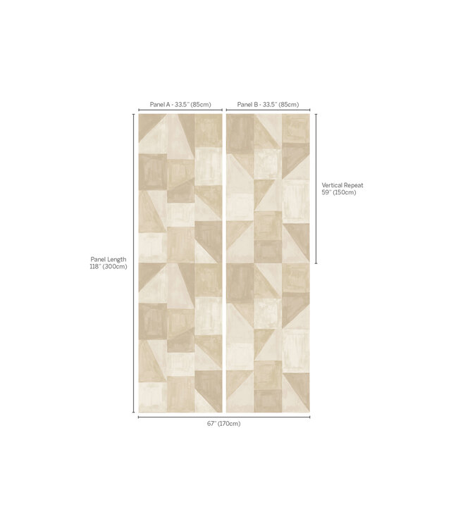 Kirkby Design Wallcoverings Vol.1 | Reclaim Wall Mural Chalk