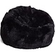 Natures Collection Pouf en peau de mouton | Nouvelle-Zélande Longwool Noir 92x93 Natures Collection Pouf en peau de mouton | Nouvelle-Zélande Longwool Noir 92x93