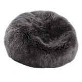 Natures Collection Beanbag Sheepskin | New Zealand Longwool Steel 92x93