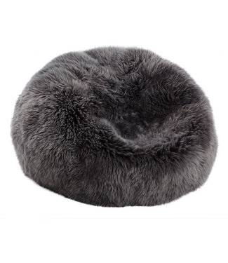 Natures Collection Sheepskin Bean Bag | New Zealand Longwool Steel 92x93