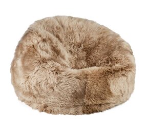 Natures Collection Beanbag Sheepskin | New Zealand Longwool Taupe 92x93 Natures Collection Beanbag Sheepskin | New Zealand Longwool Taupe 92x93