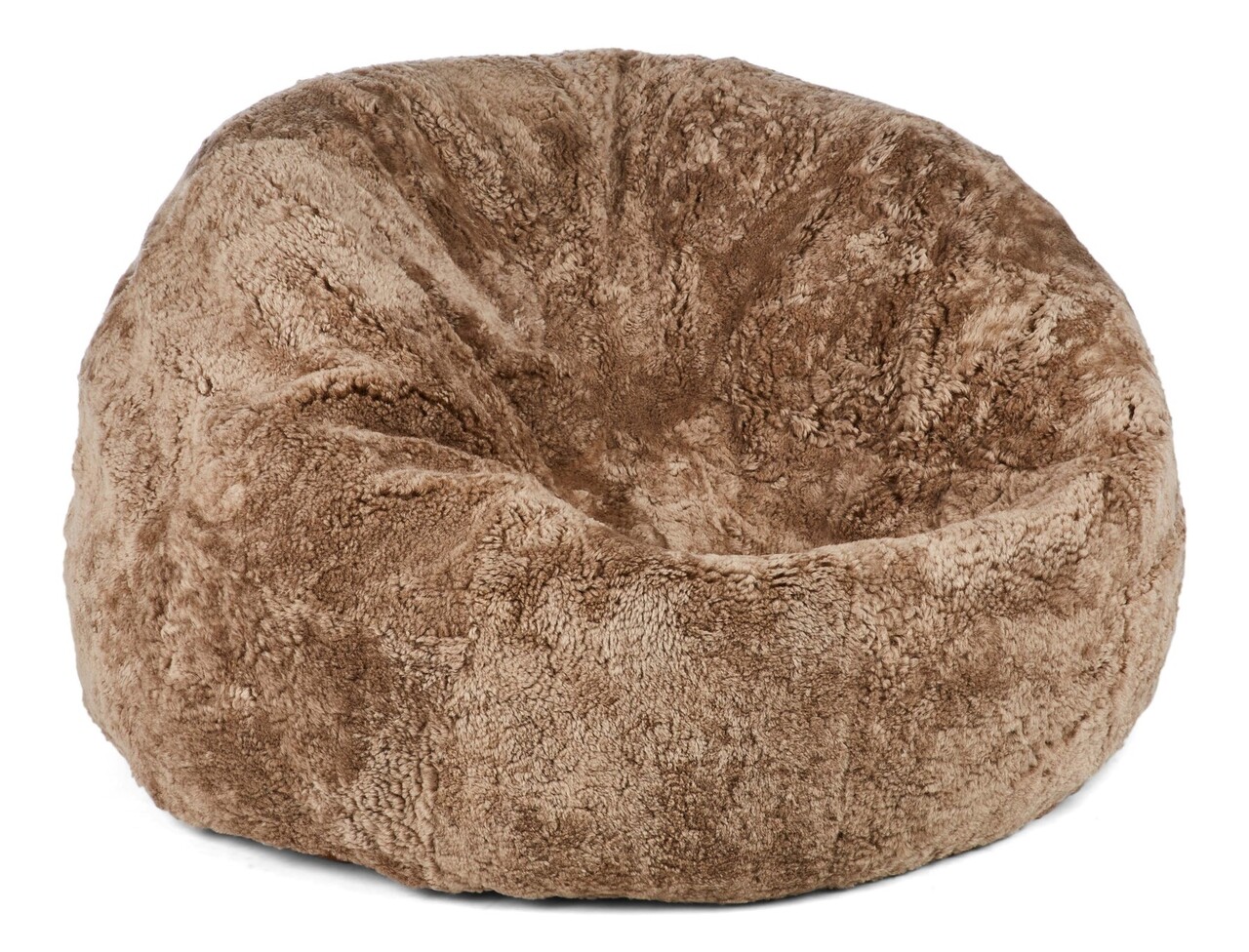 Natures Collection Pouf en peau de mouton | Nouvelle-Zélande Shortwool Taupe 73x74 Natures Collection Pouf en peau de mouton | Nouvelle-Zélande Shortwool Taupe 73x74