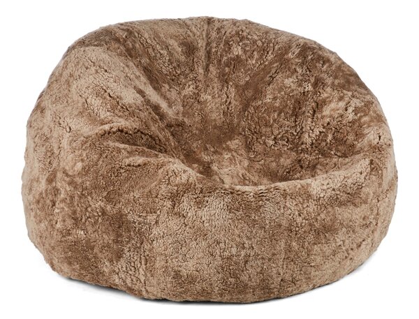 Natures Collection Pouf en peau de mouton | Nouvelle-Zélande Shortwool Taupe 73x74 Natures Collection Pouf en peau de mouton | Nouvelle-Zélande Shortwool Taupe 73x74