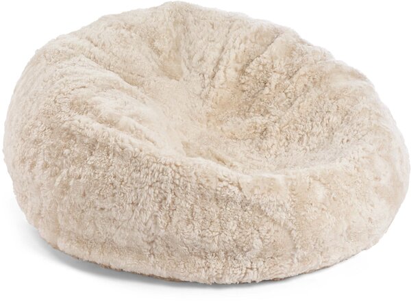 Natures Collection Beanbag Sheepskin | New Zealand Shortwool Pearl 92x93 Natures Collection Beanbag Sheepskin | New Zealand Shortwool Pearl 92x93