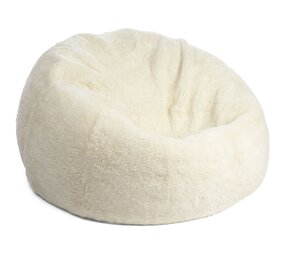 Natures Collection Pouf en peau de mouton | Nouvelle-Zélande Shortwool Ivoire 92x93 Natures Collection Pouf en peau de mouton | Nouvelle-Zélande Shortwool Ivoire 92x93