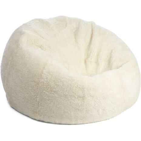 Natures Collection Beanbag Saueskinn | New Zealand Shortwool Ivory 92x93 Natures Collection Beanbag Saueskinn | New Zealand Shortwool Ivory 92x93