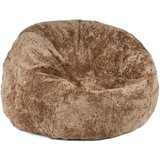 Natures Collection Beanbag Saueskinn | New Zealand Shortwool Taupe 92x93