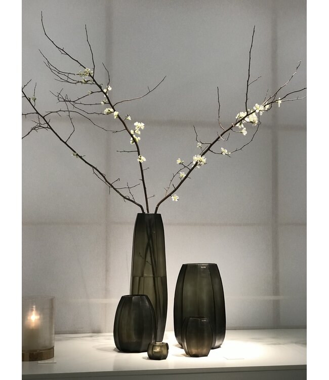 Guaxs Vase Koonam XL | Indigo / Gris fumé