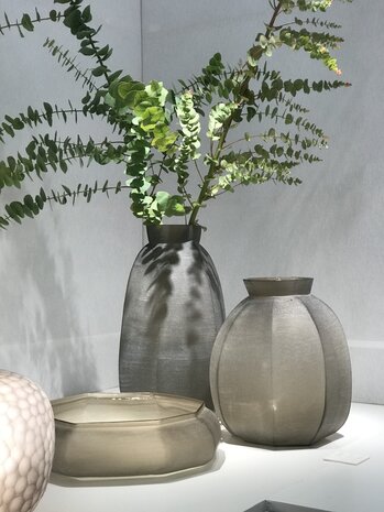 Guaxs Vase Karakol Rond | Gris fumé Guaxs Vase Karakol Rond | Gris fumé