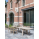 GOMMAIRE Outdoor | Organic Living Tavolo Mia grande | Teak riciclato grigio naturale