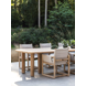 GOMMAIRE Outdoor | Organic Living Esstisch Carlo | Teak Naturgrau