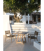 GOMMAIRE Outdoor Meubels | Organic Living Armchair Fiona | Teak Natural Grey / PE Wicker Antique Weed