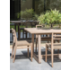 GOMMAIRE Outdoor | Organic Living Tavolo rettangolare grande Dennis | Teak riciclato grigio naturale