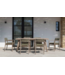 GOMMAIRE Outdoor Meubels | Organic Living Stablebar lenestol Jared | Teak naturgrå / PE-flettet antikk marihuana