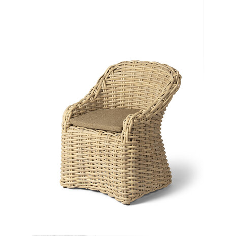 GOMMAIRE - Organic Living - Design Furniture Armchair Jenna | CL PE Wicker Natural GOMMAIRE - Organic Living - Design Furniture Armchair Jenna | CL PE Wicker Natural