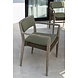 GOMMAIRE Outdoor | Organic Living Sillón apilable Jared | Teca gris natural / Mimbre PE Antique Weed