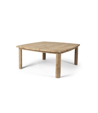 GOMMAIRE Outdoor Meubels | Organic Living Tavolo quadrato Miguel | Teak grigio naturale