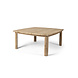 GOMMAIRE Outdoor | Organic Living Quadratischer Tisch Miguel | Teakholz Naturgrau